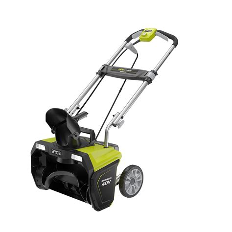 Having the battery in the back helps prevent clothing from getting sucked in. . Ryobi 40v snow blower